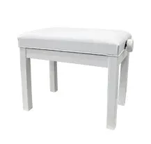 Banco de Piano Ludi X30 PW Branco Polido