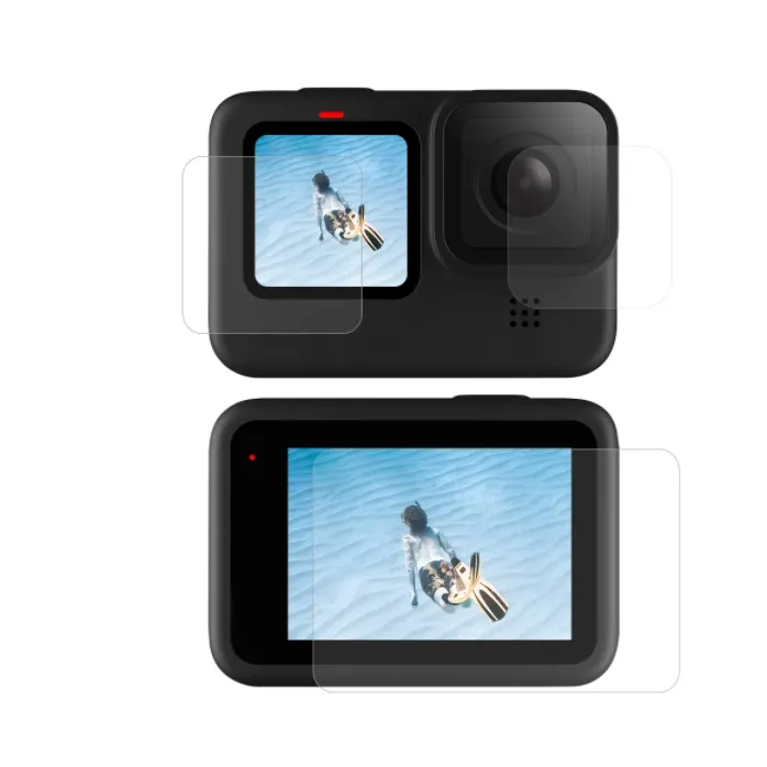 Telesin Película protetora de tela e lente para câmera de ação GoPro Hero 9/Hero 10/Hero 11/Hero 12 GP-FLM-902