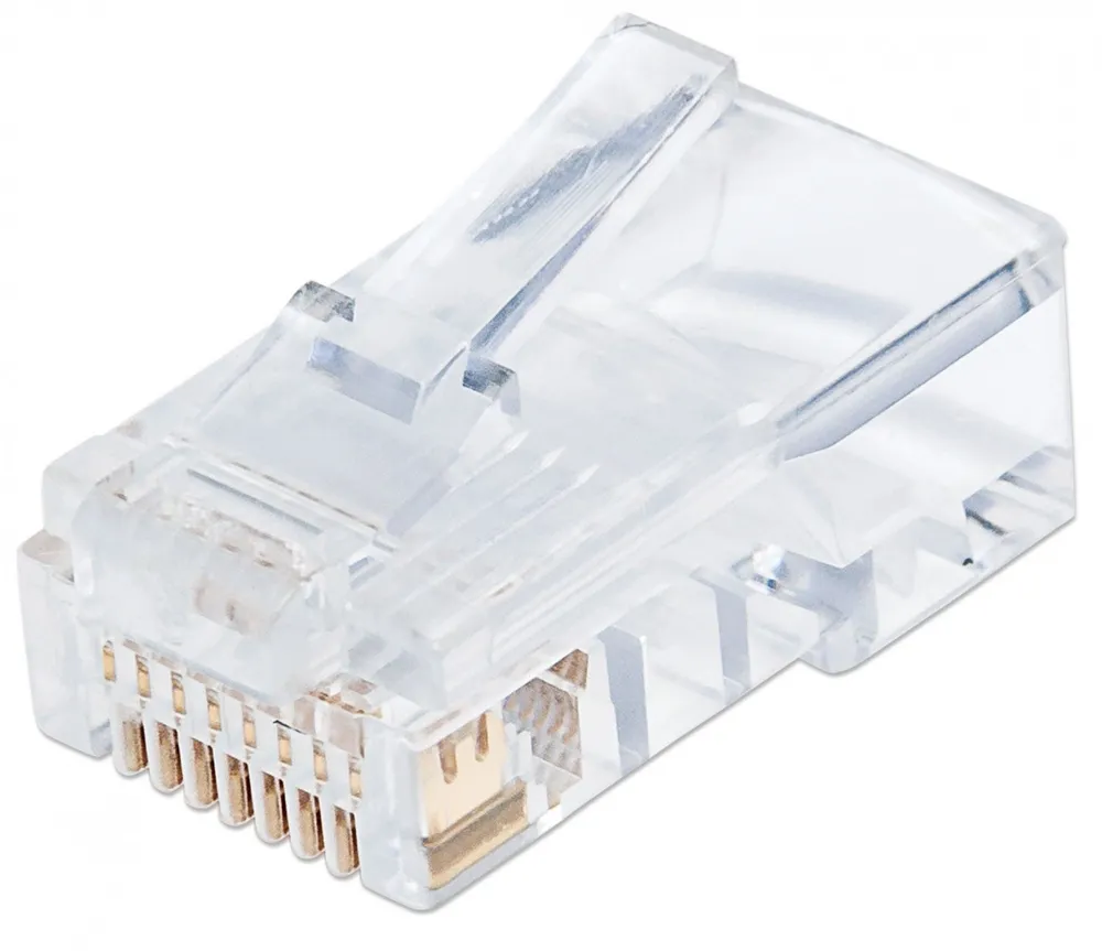 Intellinet 790512 conector RJ45 Transparente 790512