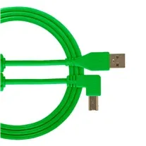 Cabo USB UDG U95006 2.0 A-B Verde 3mt Ficha Ângulo