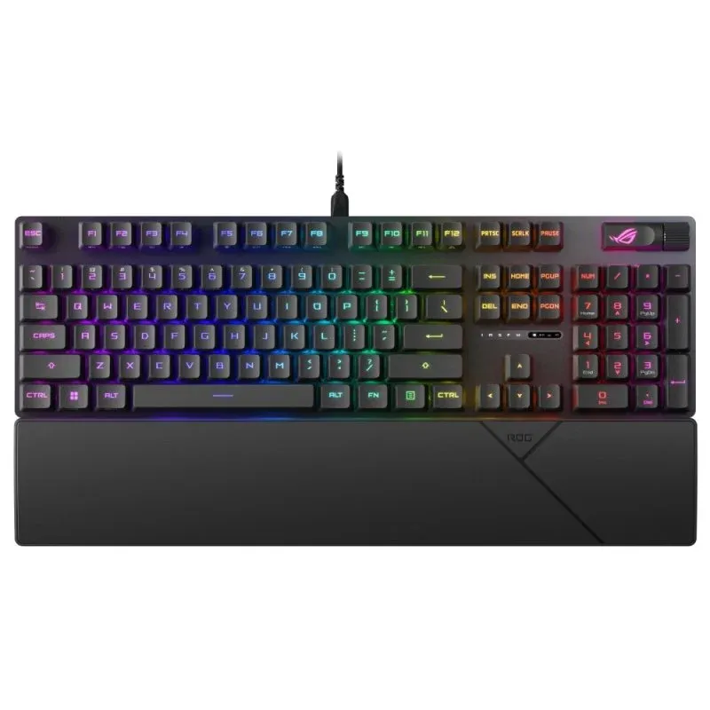 ASUS ROG Strix Scope II RX Teclado Mecânico Gaming RGB Switch ROG RX Preto Layout Francês