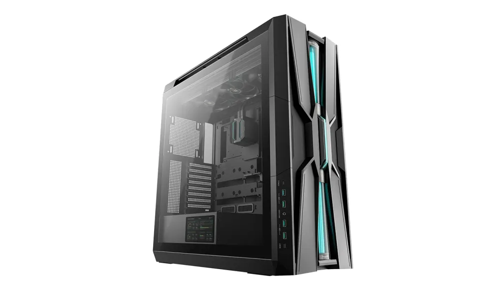 Caixa E-ATX DeepCool GENOMA III AIO Integrado de 420 mm LCD de 5,5" Preta