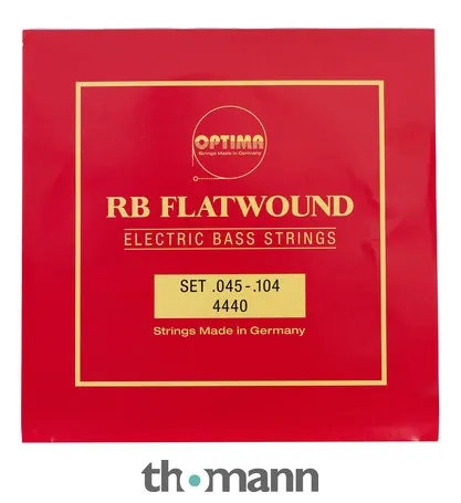 Optima 4440.L RB Flatwound Bass Set