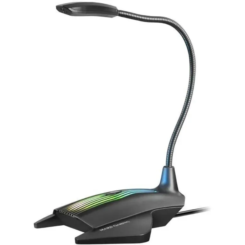 Microfone Mars Gaming RGB PRO, USB, Preto