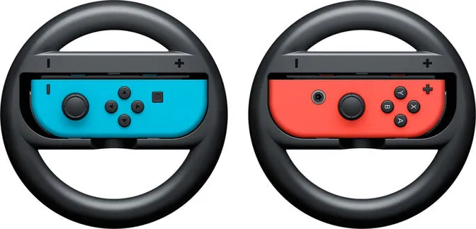 Conjunto de 2 Volantes para Nintendo Switch Joy-Con Wheel