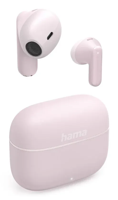 Hama Freedom Light II Auriculares Sem Fios True Wireless Bluetooth com Microfone e Controlos Táteis Rosa