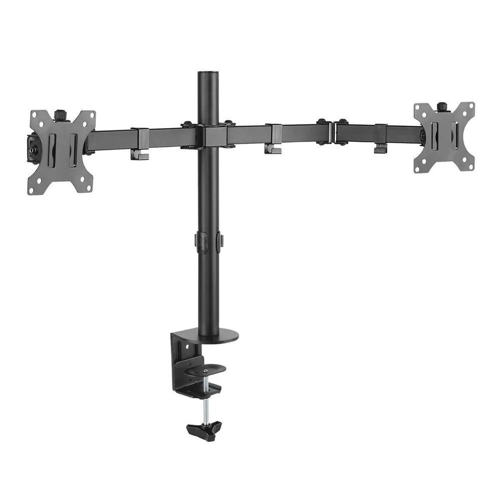 Suporte de Secretária Napofix DM1200H 2x Monitores 13 - 32 Preto