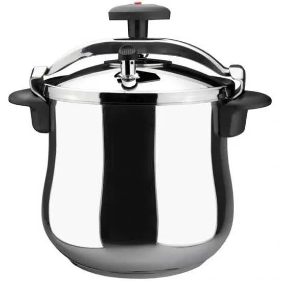 Panela de Pressão Star Bombeada c/ Asas 6L (Aço Inoxidável) - MAGEFESA