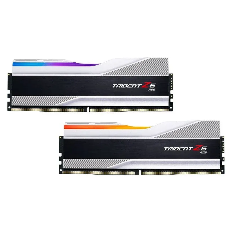 Memória RAM G.Skill Trident Z5 RGB Prateada DDR5 8000MHz 32GB 2x16GB CL38