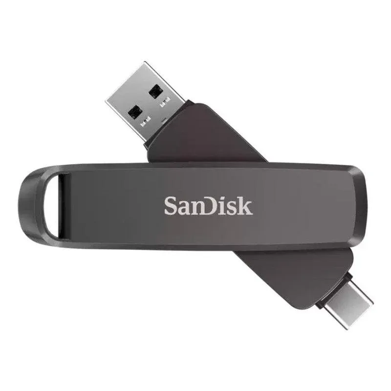 SanDisk Extreme PRO Dual Drive 512GB USB 3.2 Gen2 Tipo-C/A Preto