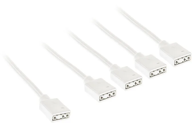 Cabo Splitter Kolink 1-4 ARGB 30cm Branco