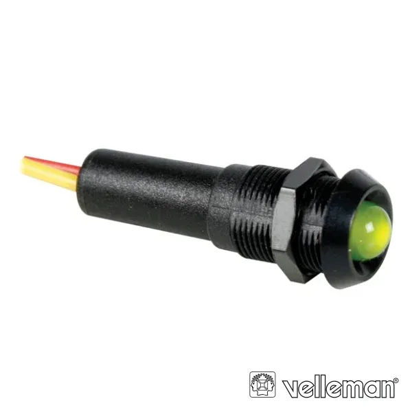 Led Piloto De Painel 7.70mm 12v Verde Velleman