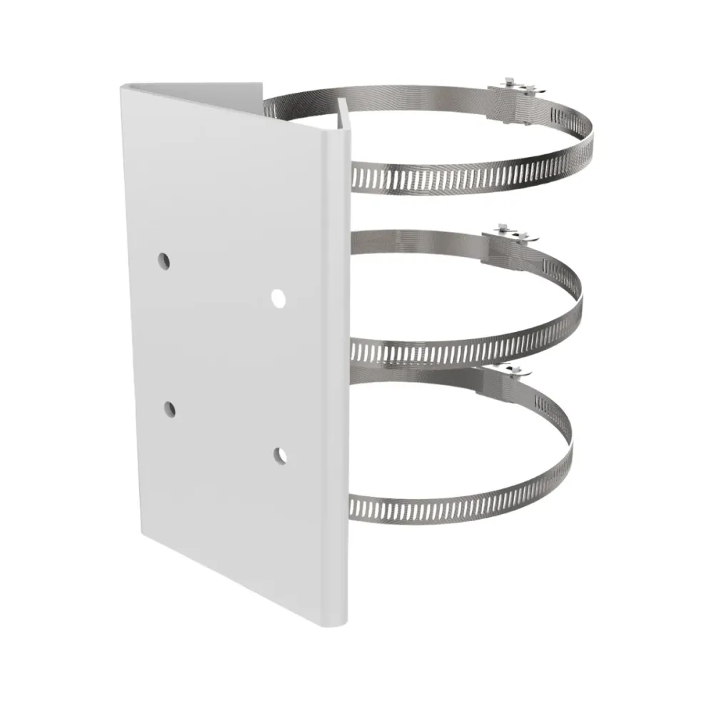 Suporte para Mastros/Postes Hikvision para Câmaras Panorâmicas e Speed Dome Branco - DS-1673ZJ