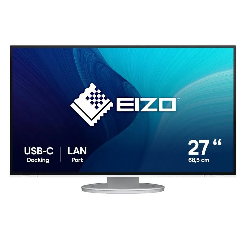 Monitor EIZO FlexScan EV2795-WT 27" Quad HD 60Hz IPS Branco Ajuste altura