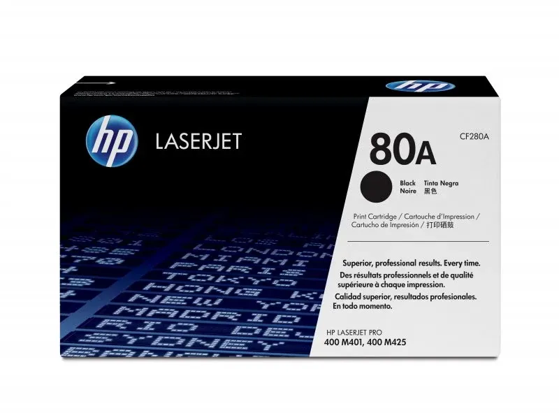 Toner Original HP 80A Laserjet Preto
