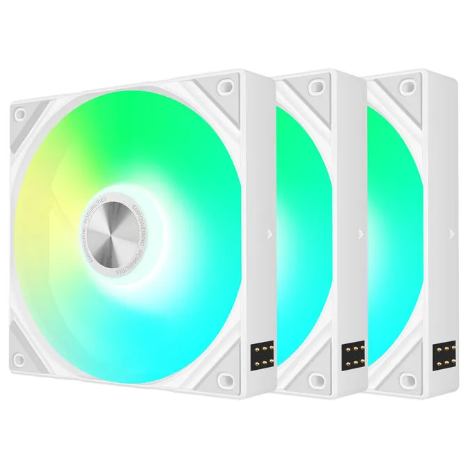 Ventoinha TRYX Rota SL ARGB Branco 120mm Reverse Blade (Pack 3)