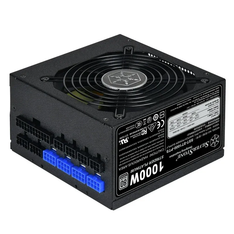 Fonte Alimentação SilverStone ST1000-PTS 1000W 80 Plus Platinum Modular