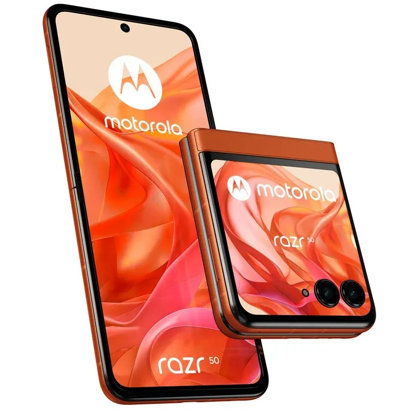 Smartphone Motorola razr 50 6.9" Dual SIM Android 14 5G USB Type-C 8GB 256GB Laranja