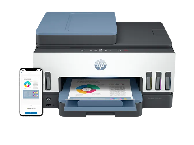 Impressora Multifunções a Jato de Tinta HP Smart Tank 7606 All-in-One