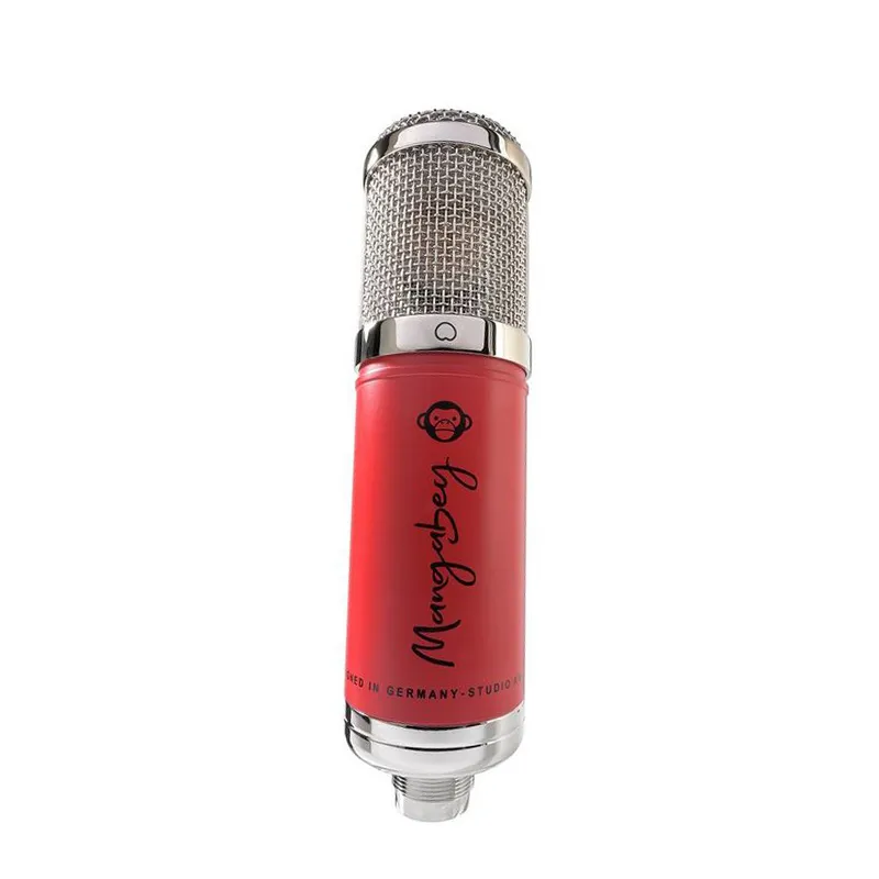 Microfone de Estúdio Monkey Banana Mangabey Tube Vermelho