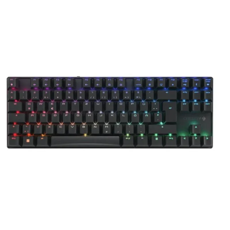 Teclado CHERRY MX 8.2 TKL mecânico Layout DE iluminação RGB sem fios