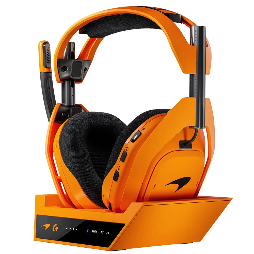 Headset Logitech G Astro A50 X Lightspeed McLaren Edition Wireless Gaming Pro-G Graphene PC, Mac, PS5, Xbox X|S, Nintendo Switch
