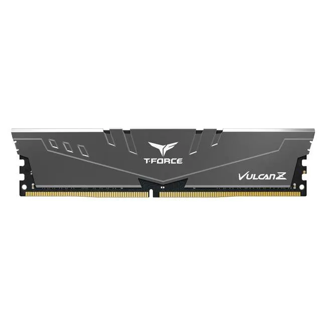 Memória RAM UDIMM TEAMGROUP T-Force Vulcan Z 16GB (1x16GB) DDR4-3200MHz (Intel XMP) CL16 (16-20-20-40) 1.35V Cinzenta