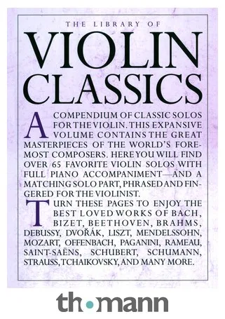 Music Sales The Library Of Violin Classics