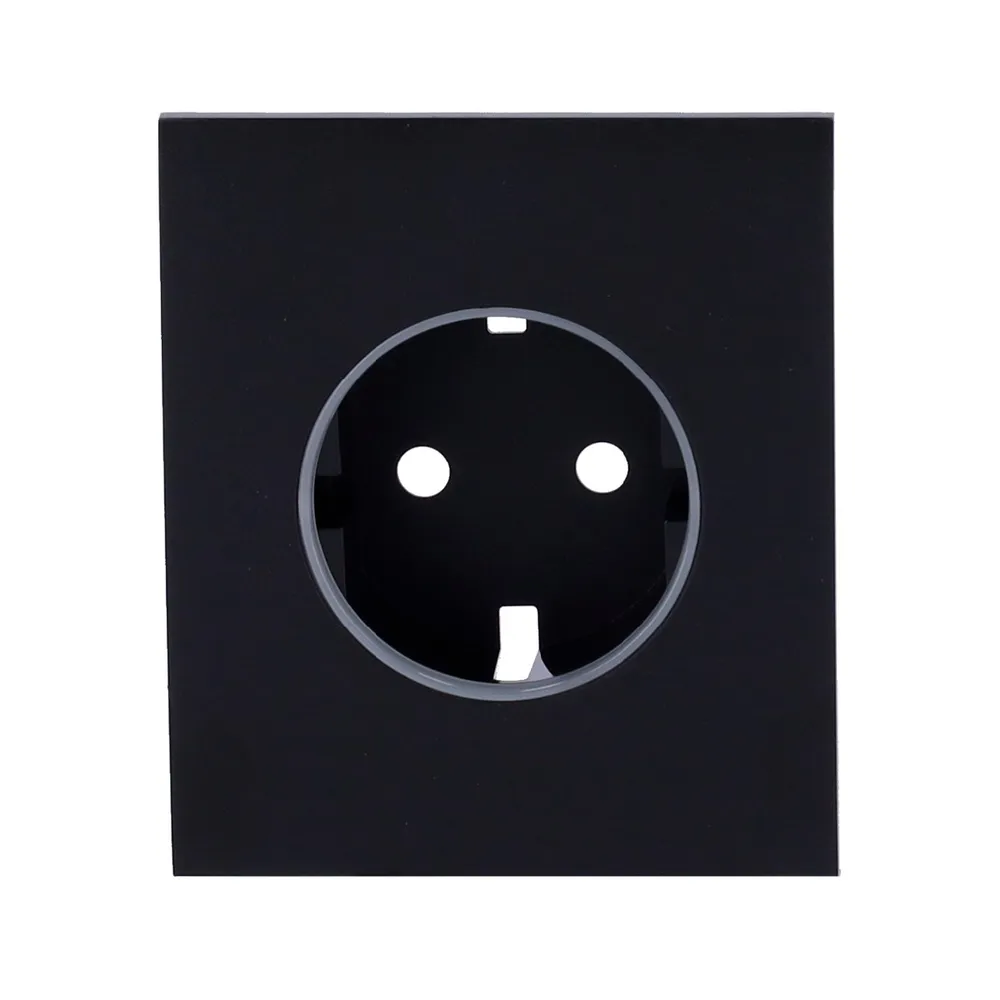 Tampa Central Ajax CenterCover Ficha Tipo F Preta - AJ-CENTERCOVER-B