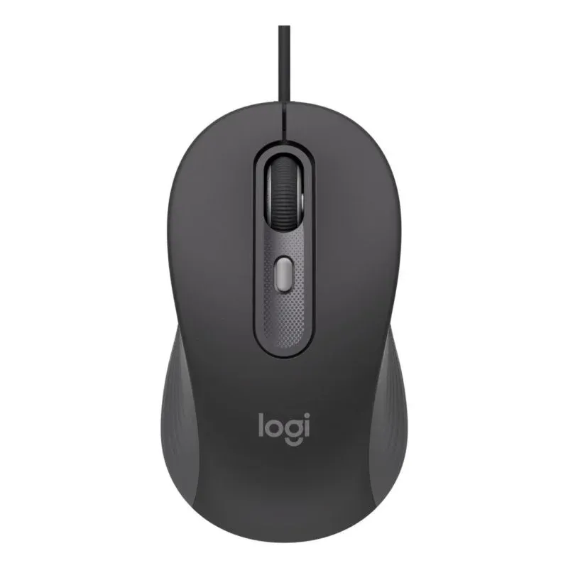 Rato Logitech Signature Wired M520 USB-C 4000DPI Grafite Ambidestro 4 Botões