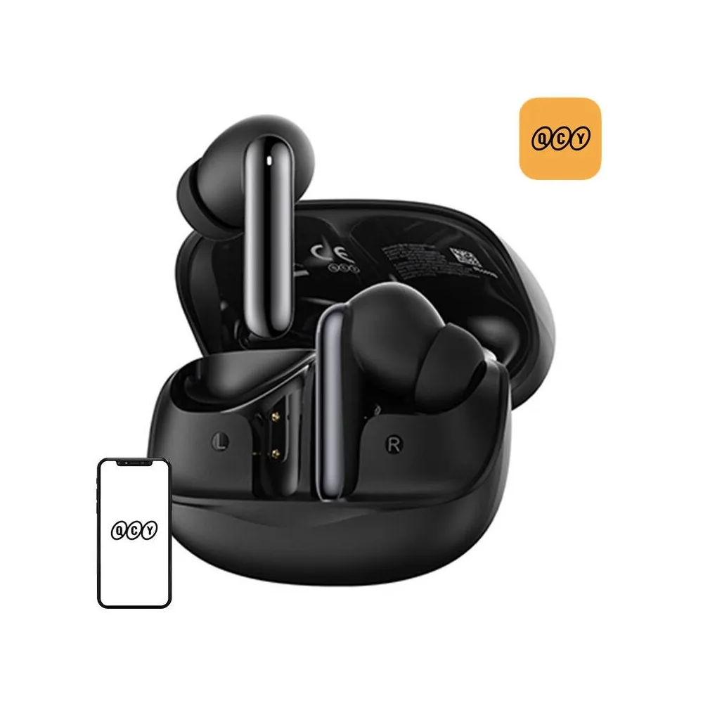 Auriculares Bluetooth MeloBuds HT12 (Preto) - QCY