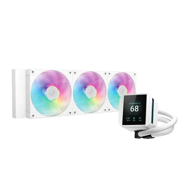 Refrigeração Líquida DeepCool Mystique 360 ARGB 360mm 3 Ventoinhas LCD