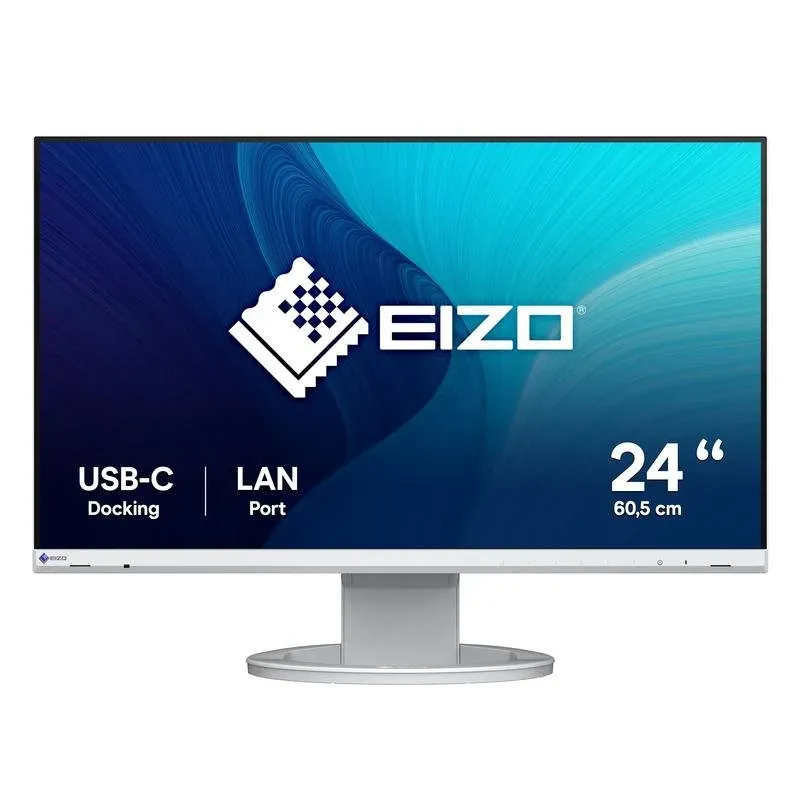 Monitor EIZO FlexScan EV2490-WT 23,8" FullHD 60Hz IPS Branco Altura Ajustável