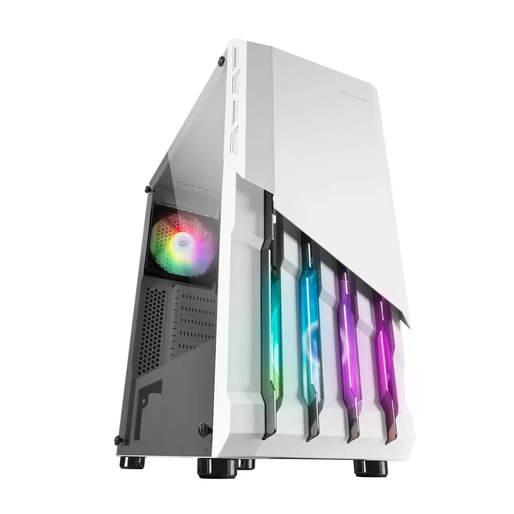 Caixa ATX Mars Gaming MC-X2 FRGB Window Branca