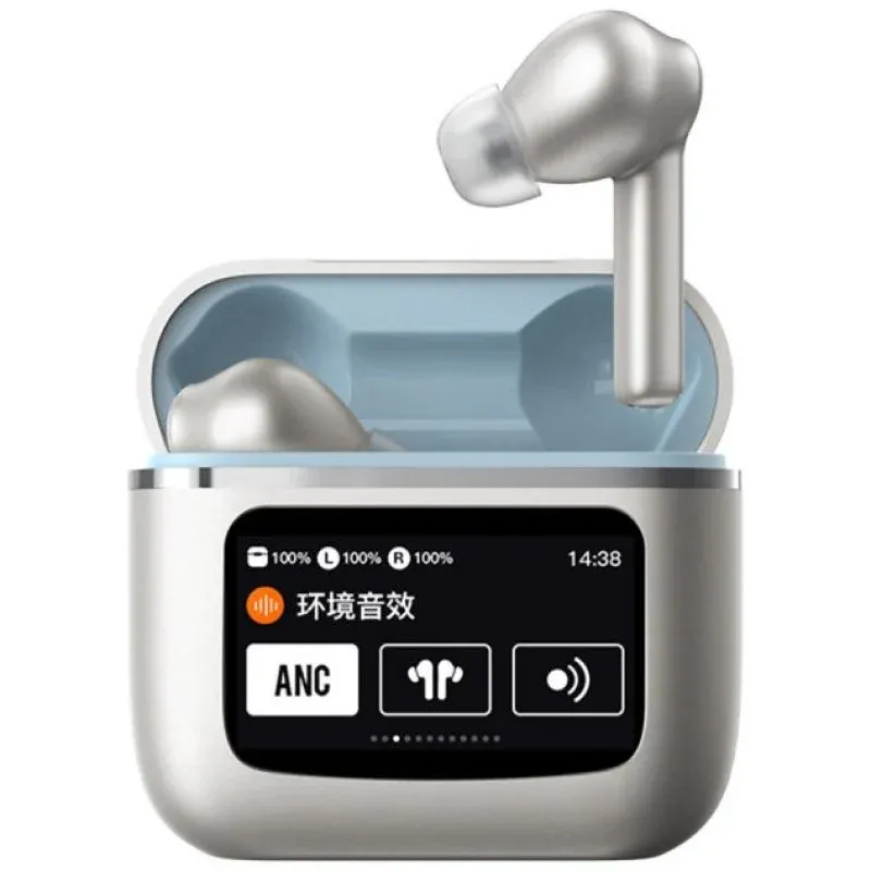 Klack T68 Pro Auriculares Sem Fios Bluetooth ANC Cinzentos