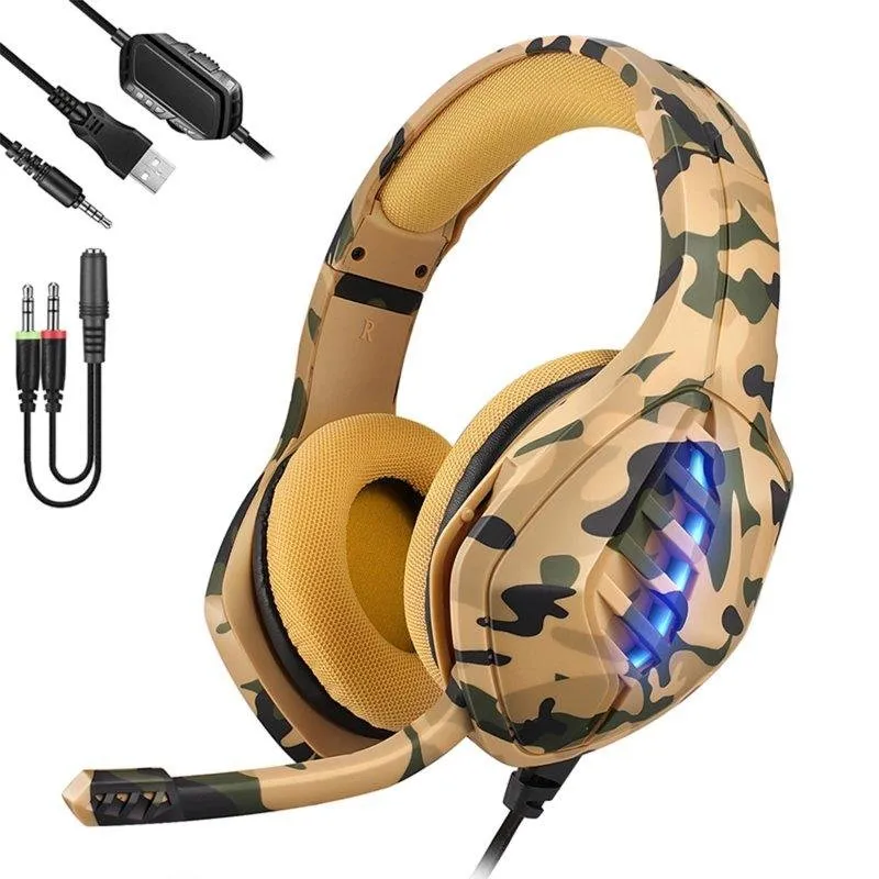 Auriculares Dam Electronics SY733MV com fio Minijack Gaming Cancelamento Microfone LED RGB Preto
