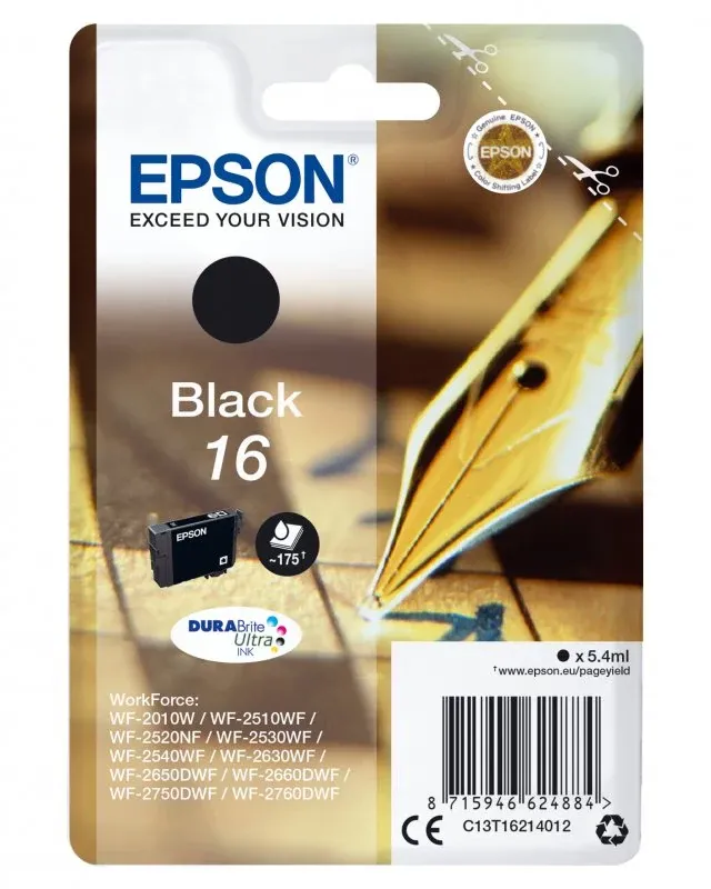 Tinteiro Epson Original 16 DURABrite Ultra Preta