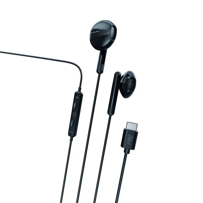 Auriculares MYWAY Estéreo TIPO C (Preto)