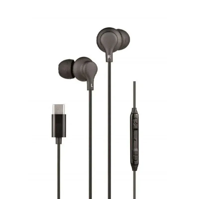 Daewoo DW2015 Auriculares com Microfone USB-C Pretos