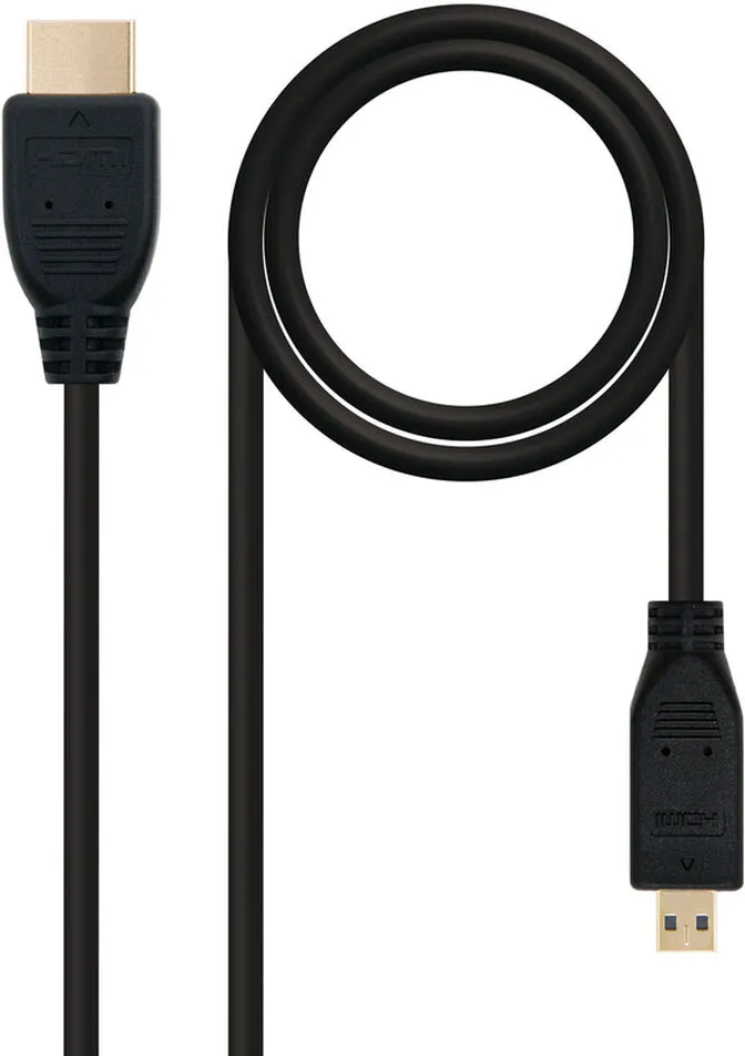 Cabo Micro HDMI V1.4 HEC Nanocable A/M-D/M 1.8 M