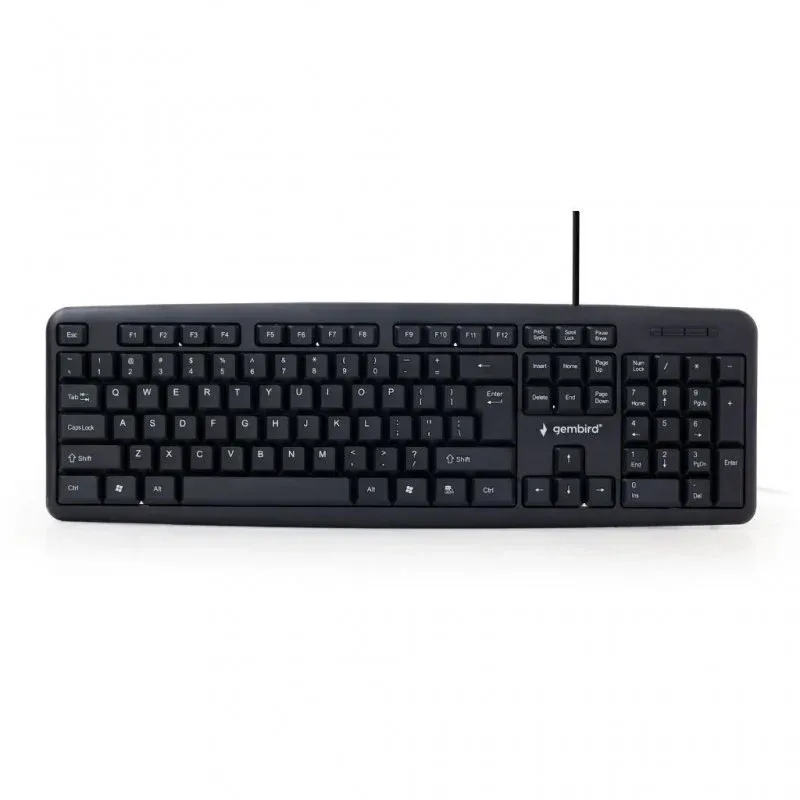 Gembird KB-U-103-PT Teclado USB Preto (PT)