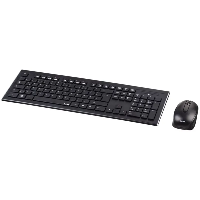 Teclado + Rato HAMA Cortino Wireless 1600 dpi Ótico