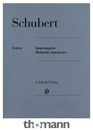 Henle Verlag Schubert Impromptus Moments