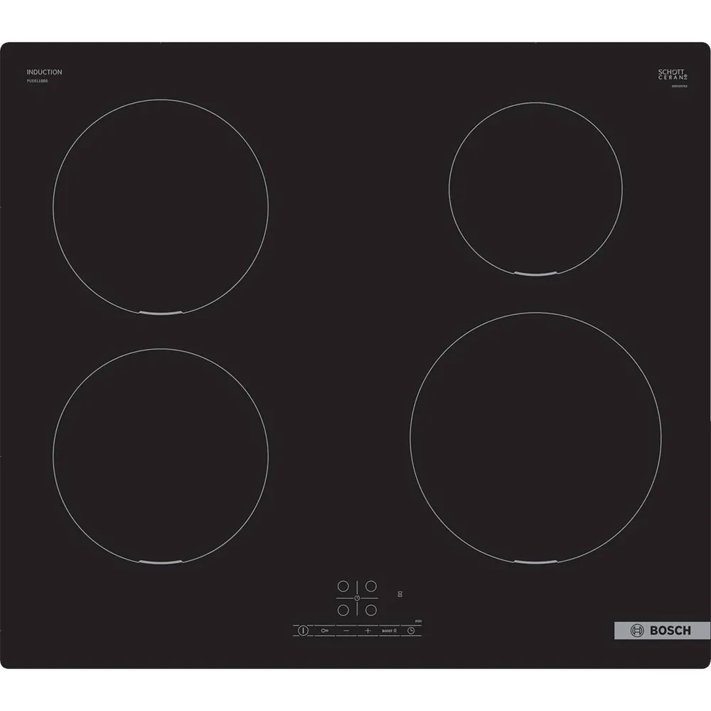 Placa de Cozinha de Indução Bosch Serie | 4 PUE611BB5E 60cm Preta