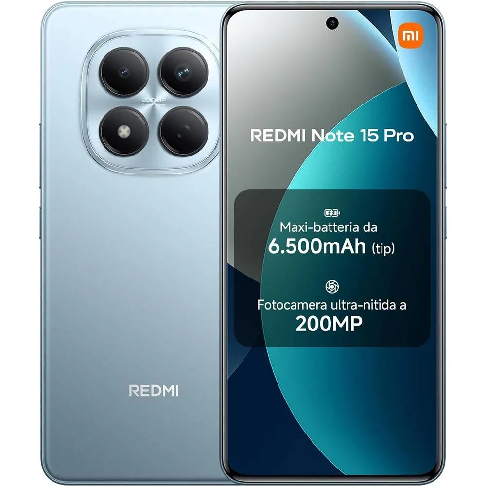 Smartphone Xiaomi Redmi Note 15 Pro 4G 6.77 8GB/256GB Dual SIM Glacier Blue