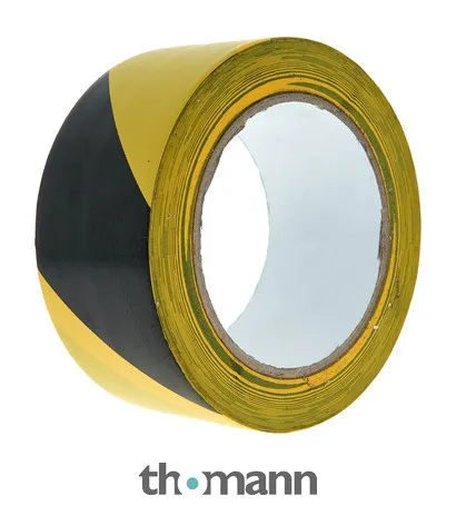 Stairville Warning Tape Black/Yellow