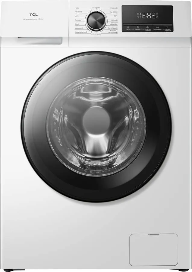 Máquina de Lavar Roupa TCL FF1024WA0ES (10 kg - 1400 RPM - Branco)