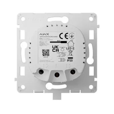 Interruptor Inteligente Ajax Dimmer Jeweller Branco - AJ-LIGHTCORE-DIMMER