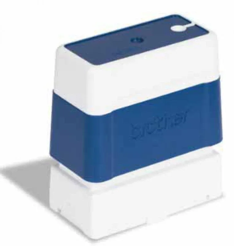 Suporte de carimbos Azul - Tamanho de 14mm x 38mm - 6 unidades