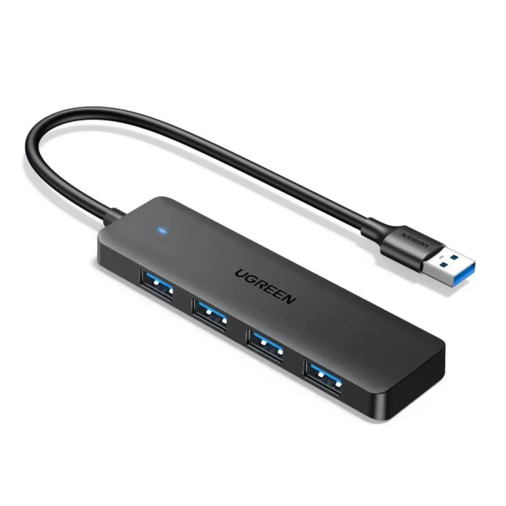 HUB USB 3.0 Ugreen CM219 4xUSB Preto